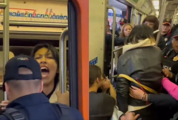 Más de 10 policías detienen a mujer en vagón del Metro por contar cuentos