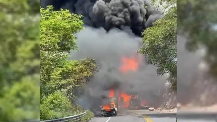 Explosión de pipa en Guerrero