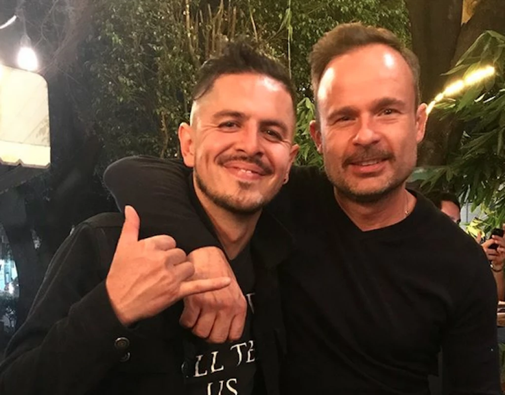 Paul Forat con Erik de Allison