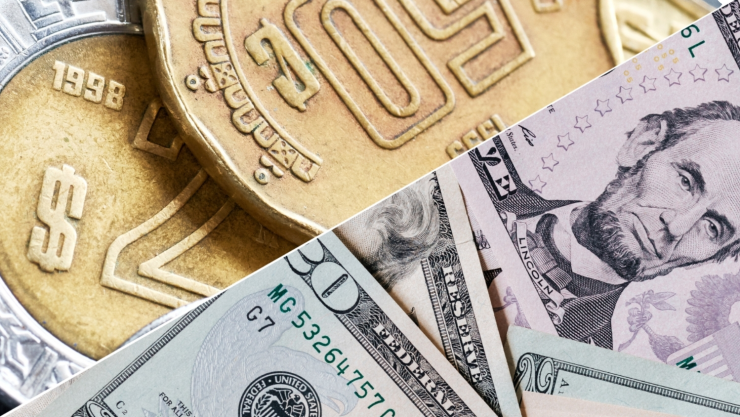 Peso mexicano cede ante el dólar.