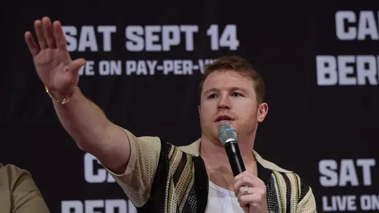 Edgar Berlanga Canelo Álvarez pelea conferencia