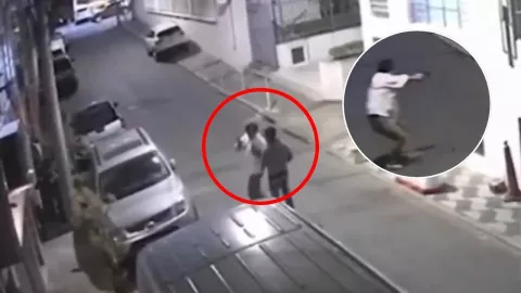 Intento de asalto termina con presunto asaltante abatido; el momento quedó en video