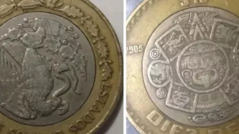 Tienes esta moneda de 10 pesos, hoy vale miles de pesos.