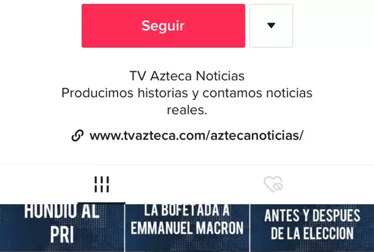 TikTok de Azteca Noticias