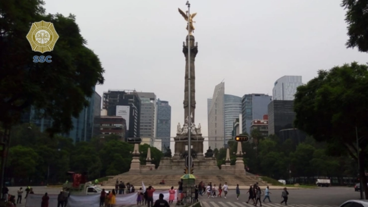 manifestaciones hoy 25 de noviembre CDMX