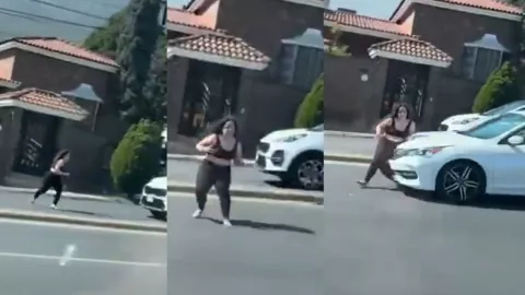 Video de la mujer atropellada en Av. Leones