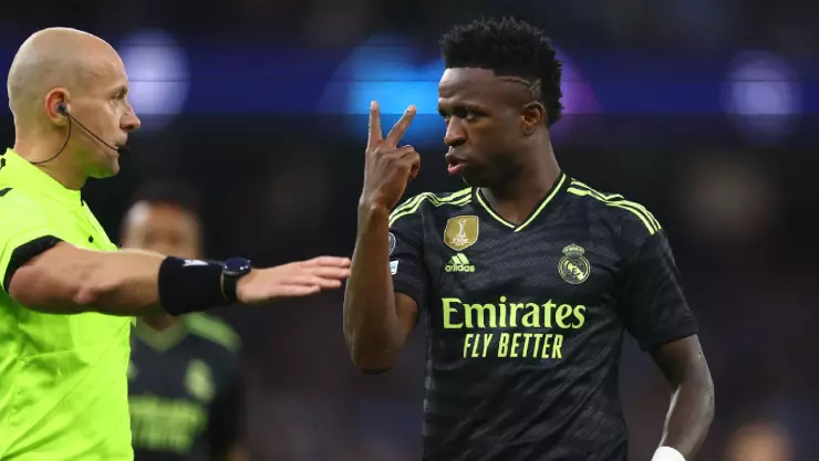 Vinícius Junior en la eliminación del Real Madrid