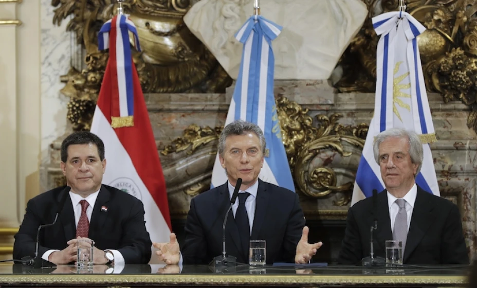 PRESIDENTES DE ARGENTINA, URUGUAY Y PARAGUAY