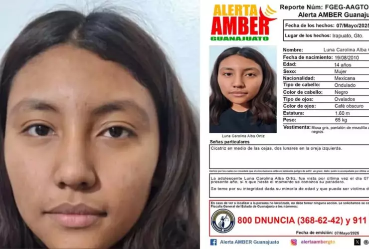 Buscan a Luna Carolina Alba en Irapuato; fue secuestrada por hombres armados tras asaltar la tienda de su mamá