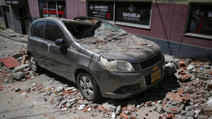 Cifra de muertos y heridos por el terremoto en Colombia