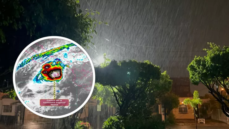Clima en Sinaloa por tormenta Ileana