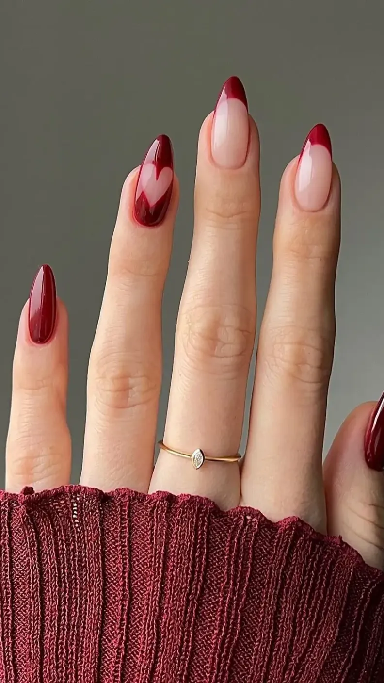 39 ideas de uñas rojas para Navidad