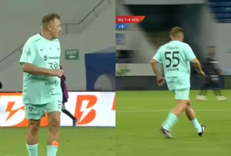 Ghisa ingresó de cambio al minuto 88