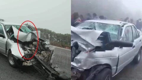 Accidente carretera San Cristóbal