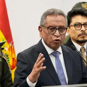 Marco Antonio Oviedo, ministro de Gobierno de Bolivia.