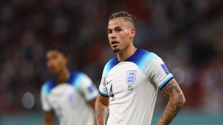 Kalvin Phillips con la selección de Inglaterra