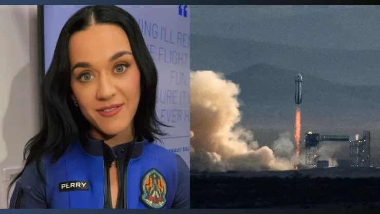 Katy Perry viaja al espacio con Blue Origin