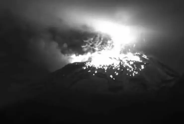 nueva explosión volcán popocatépetl