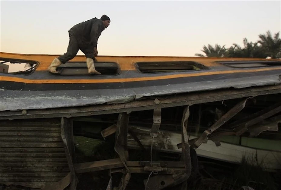 Accidente de tren en Egipto