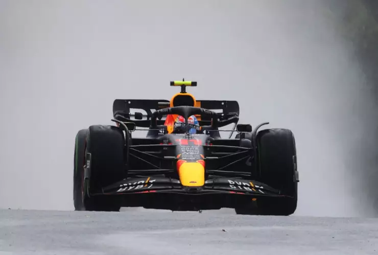 Checo Pérez en el Gran Premio de Hungría