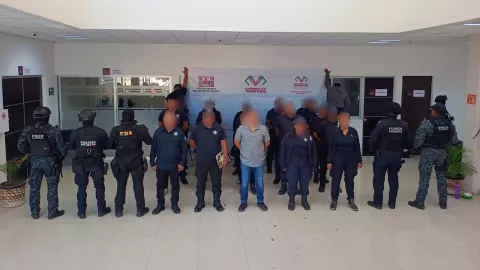Policías detenidos Chiapas