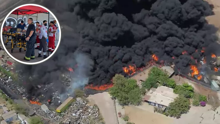 Se incendia planta de combustible en Culiacán