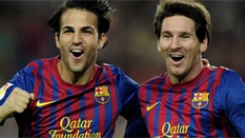 Messi y F&aacute;bregas