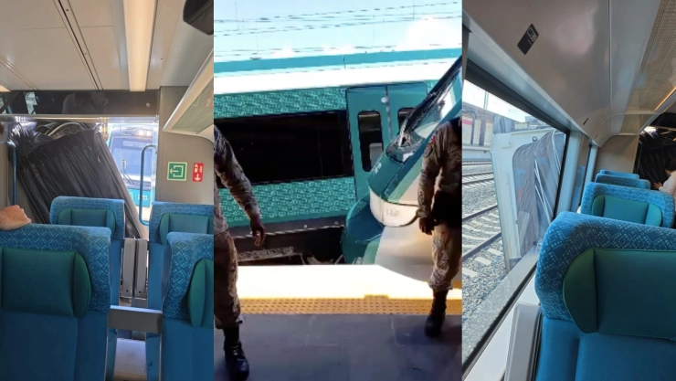 Descarrilamiento del Tren Maya en Izamal