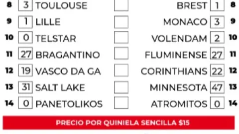 progol posible quiniela 2295 del viernes 22 domingo 24 de agosto de 2025