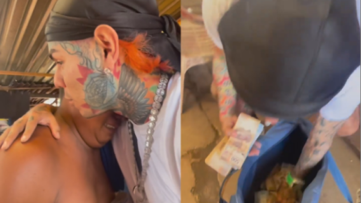 Tekashi 6ix9ine regala 1 mdp a familia en pobreza extrema en Cancún