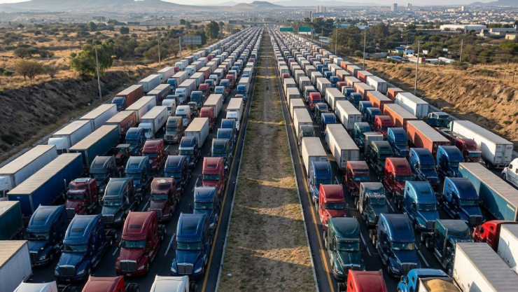Bloqueo de transportistas en Guanajuato 6 de abril 2026