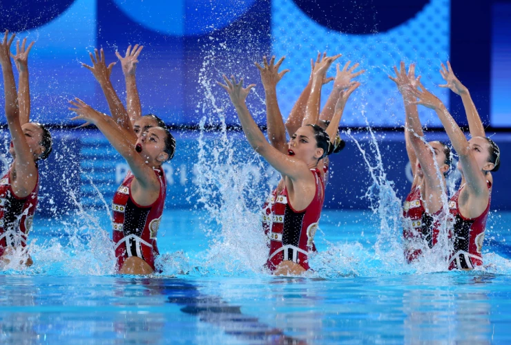 Equipo mexicano de natación artística en París 2024