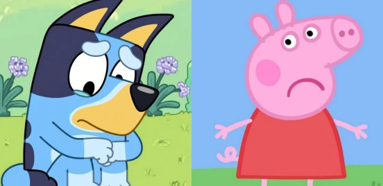 4 capítulos de Bluey y Peppa Pig para hablar con los niños sobre tristeza, miedo y ansiedad
