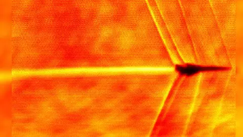 NASA captura el momento en el que la barrera del sonido se rompe