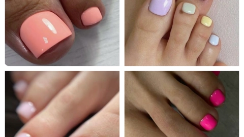 u&ntilde;as de pies en tendencia