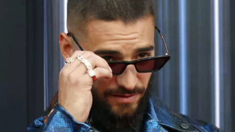 . El cantante colombiano Maluma llega a la ceremonia de los premios Billboard Music Awards 2019 en Las Vegas, Nevada, Estados Unidos, 1 de mayo, 2019. Imagen, Reuters