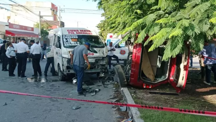 Accidente deja a 9 personas lesionadas en Av. Niños Héroes de Cancún; VIDEO.jpg