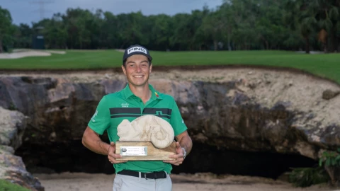 Viktor Hovland se lleva el título del Mayakoba Golf Classic
