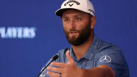 Jon Rahm en conferencia de prensa
