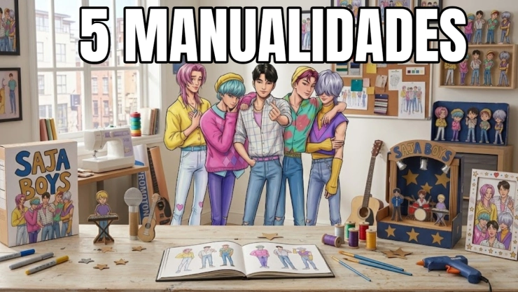 5 manualidades de los Saja Boys que puedes hacer con cartón