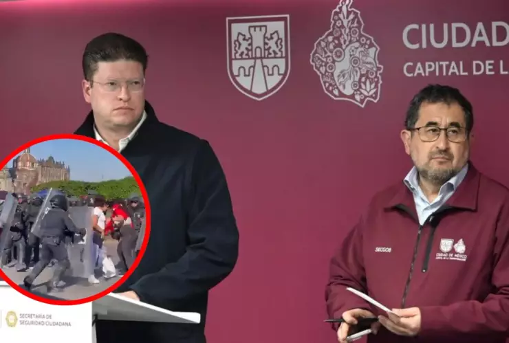 Policías de CDMX agredieron a manifestantes en marcha de la Generación Z.