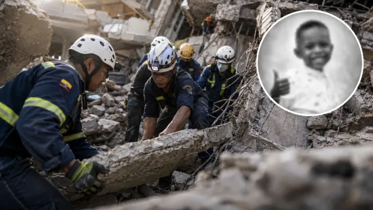 Hijo de alcalde muere a los 6 años tras el colapso de un edificio; fue víctima del terremoto en Colombia
