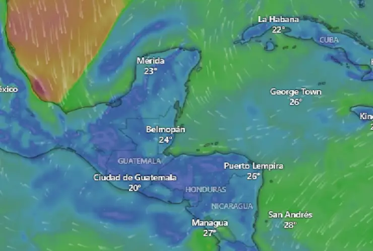 El clima hoy en Yucatán se verá afectado por el frente frío número 22