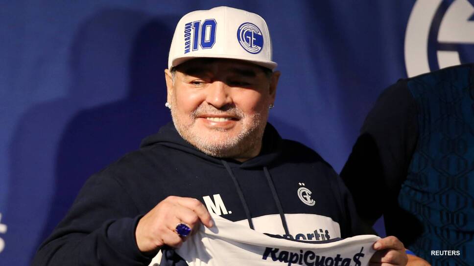 Diego Armando Maradona en buen estado de salud