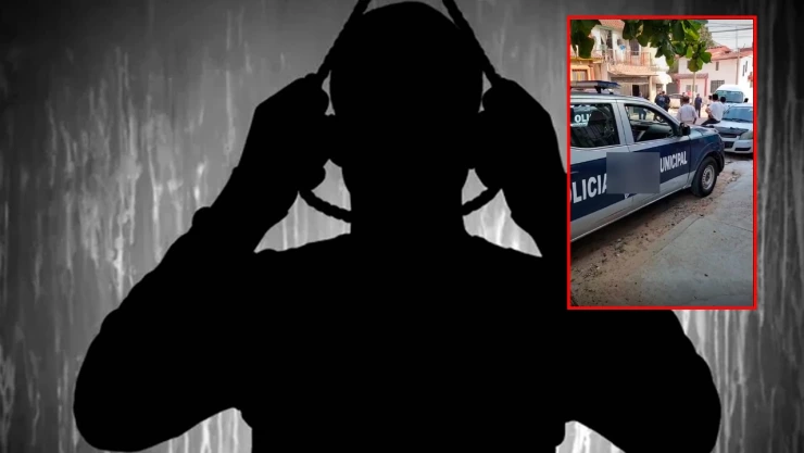 Hombre ahorcado Tuxtla