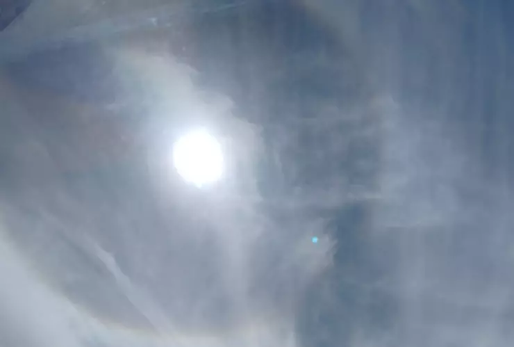 halo solar en puebla hoy qué es