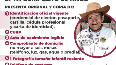 Requisitos para tramitar la INAPAM