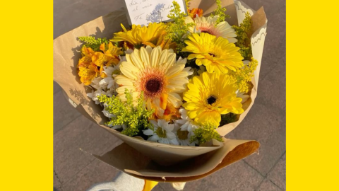 Flores amarillas - Ramo de Gerberas