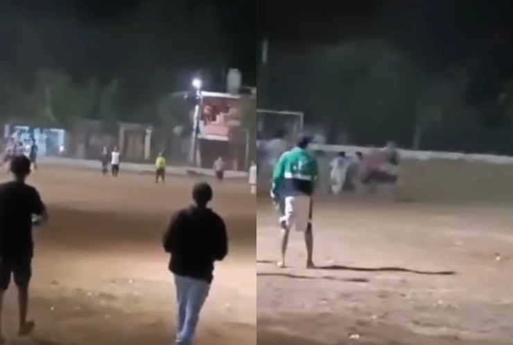 Fueron a un partido de fútbol en Ticul, el resultado no les gustó y se armó la pelea ¡Hay VIDEO!