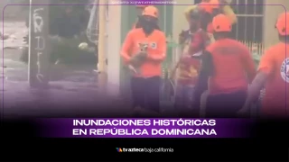 Inundaciones en Repúblicada Dominicana.